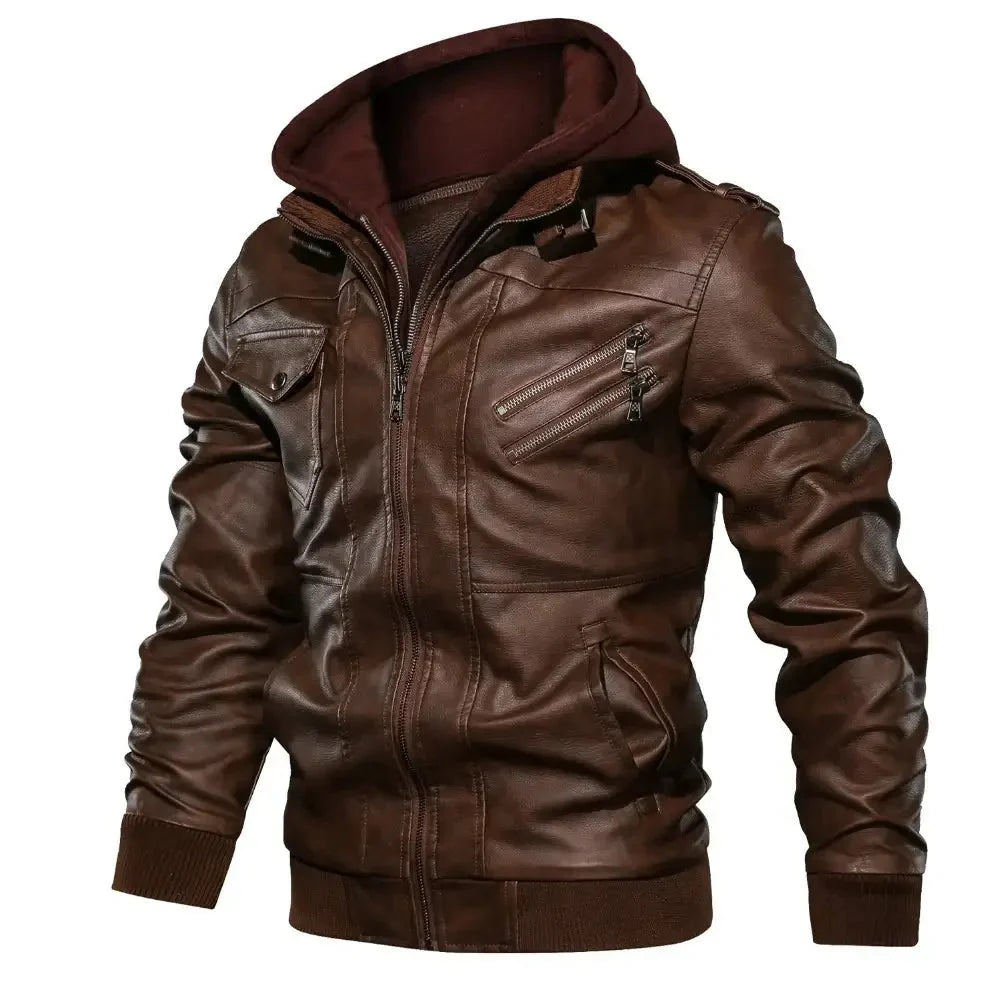 Jaqueta Masculina com Capuz