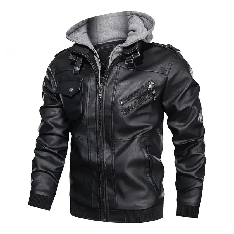 Jaqueta Masculina com Capuz