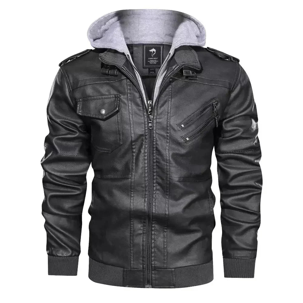 Jaqueta Masculina com Capuz